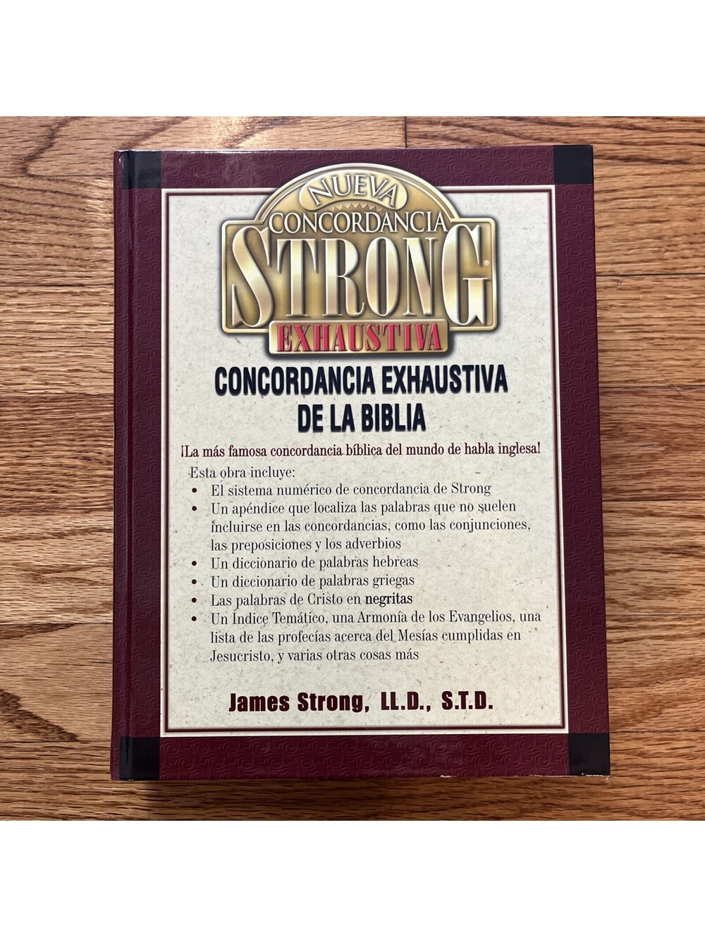 Nueva Concordancia Strong Exhaustiva de la Biblia by James Strong (2002,...